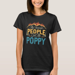 Camiseta As Minhas Pessoas Favoritas Chamam-Me "Poppy Men V
