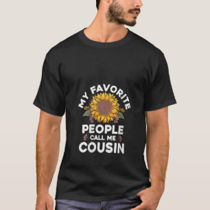 Camiseta As minhas Pessoas favoritas chamam-me Primo Birthd
