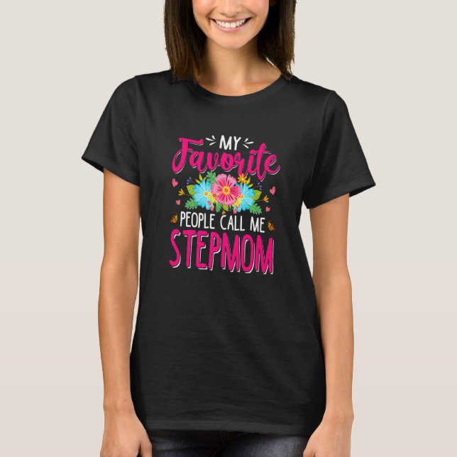 Camiseta As minhas Pessoas favoritas chamam-me Stepmmama, m (Frente)