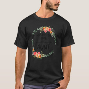 Camiseta As Minhas Pessoas Favoritas Chamam-Me Tia Mulheres
