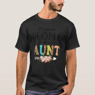 Camiseta As Minhas Pessoas Favoritas Chamam-Me Tia Mulheres