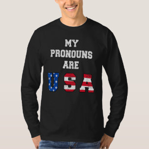 Camiseta As minhas prendas são EUA Engraçadas 4 de julho di