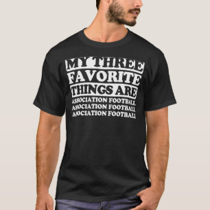 Camiseta As Minhas Três Coisas Favoritas Incluem O Pé Da As
