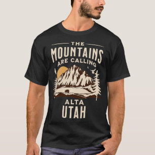 Camiseta As Montanhas Chamam Alta Utah Ski Resort Sou