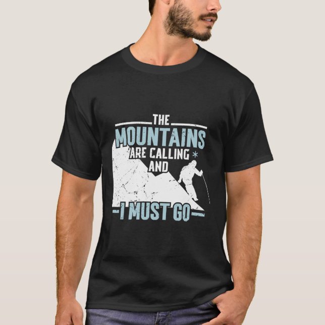 Camiseta As Montanhas Chamando (Frente)