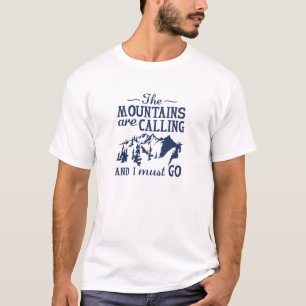 Camiseta As montanhas estão chamando