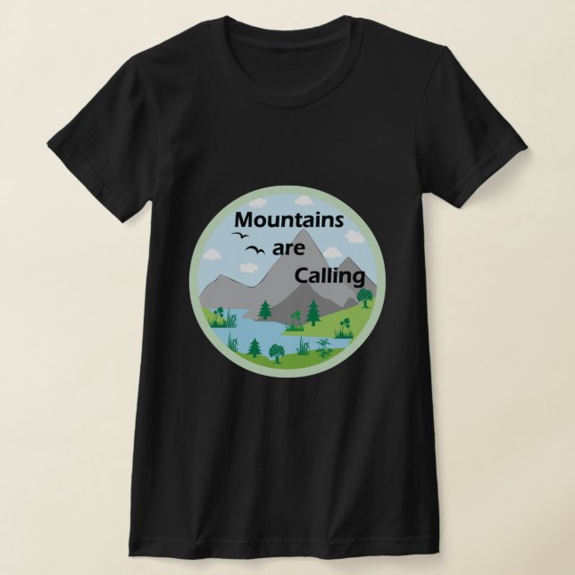 Camiseta As montanhas estão chamando (Postura )