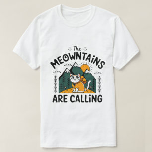 Camiseta as montanhas estão chamando