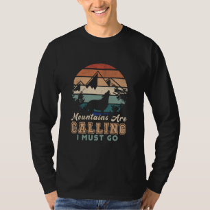 Camiseta As montanhas estão chamando.