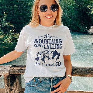 Camiseta As montanhas estão chamando