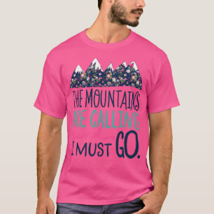 Camiseta As Montanhas Estão Chamando Ativo