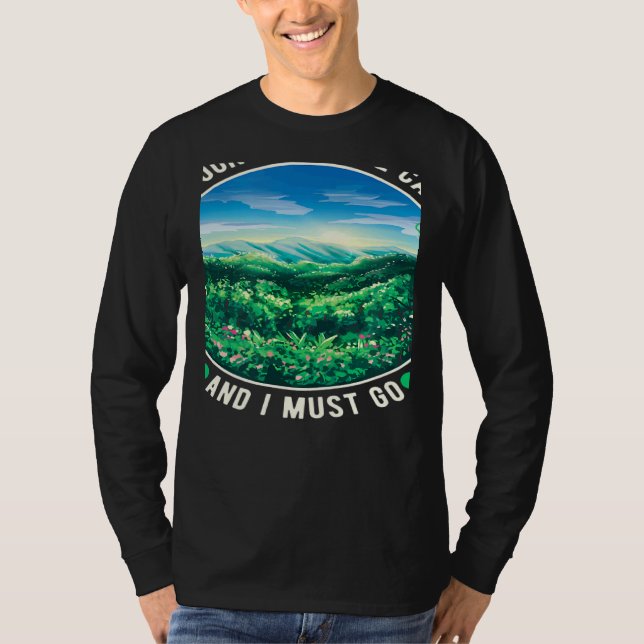 Camiseta As Montanhas Estão Chamando E Eu Preciso Ir (Frente)