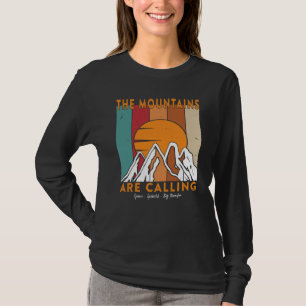 Camiseta As Montanhas Estão Chamando Espaço Splash Grande T