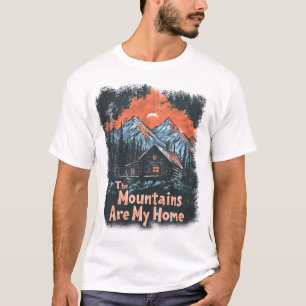 Camiseta As Montanhas São A Minha Casa
