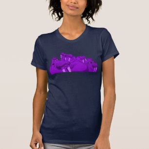 Camiseta As morsas [do ROXO] no t-shirt das rochas