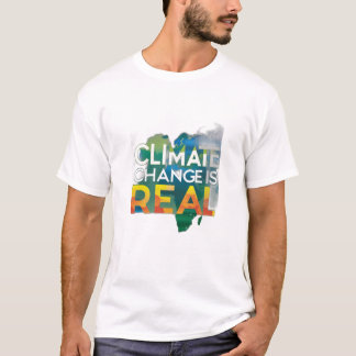 Camiseta As mudanças climáticas são reais