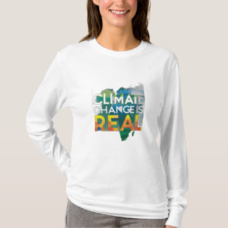 Camiseta As mudanças climáticas são reais