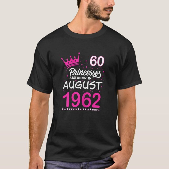Camiseta As Mulheres 60. º Aniversário, Princas Rosa, São N (Frente)