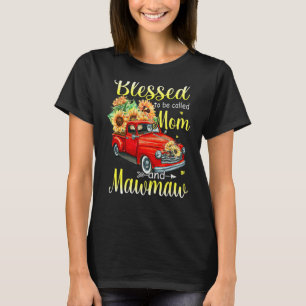 Camiseta As Mulheres Abençoadas São Chamadas Mãe E Avó Mawm