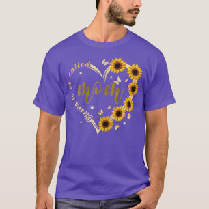 Camiseta As Mulheres Abençoadas São Chamadas Mãe Girassol A