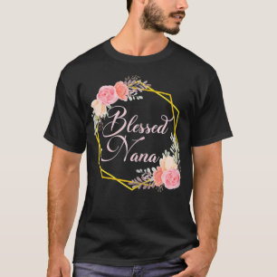 Camiseta As Mulheres Abençoaram A Nana Em Uma Rua Floral