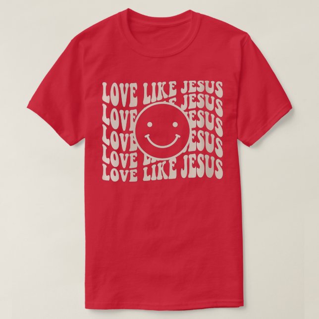Camiseta As Mulheres Adoram Como Jesus Cristo Igreja Religi (Frente do Design)