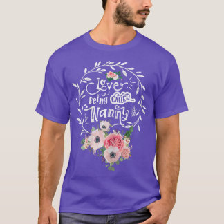 Camiseta As Mulheres Adoram Ser Chamadas De Nanny Mulheres 