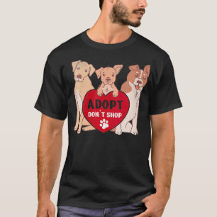 Camiseta As Mulheres Adotam Não Compram Salvamento Animal P