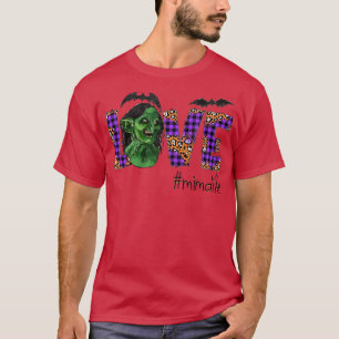 Camiseta As mulheres amam a arte assustadora do halloween p