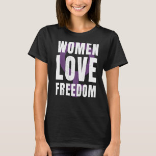 Camiseta As mulheres amam a liberdade