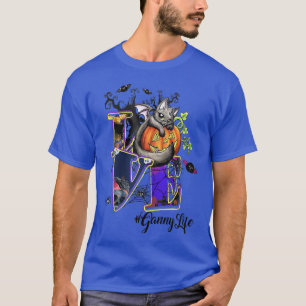 Camiseta As mulheres amam alegria vida de abóbora no dia da