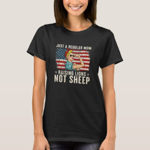 Camiseta As Mulheres Apenas Uma Mãe Regular Não Uma Raia