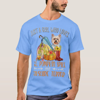 Camiseta As Mulheres Apenas Uma Menina Que Ama A Pumpkin Sa