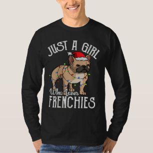 Camiseta As Mulheres Apenas Uma Menina Que Ama O Touro Fran