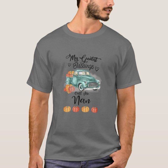 Camiseta As Mulheres As Minhas Maiores Bênçãos Chamam-Me Na (Frente)