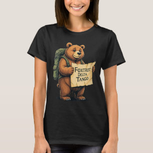 Camiseta As Mulheres Beam Foxtrots Deltas Tangos Engraçado
