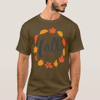 Camiseta As Mulheres Caem, Caem Com Folhas, outono