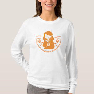 Camiseta As mulheres camisearam o design único e baixo de g