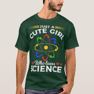 Camiseta As Mulheres Cientistas Atom Apenas Uma Garota Boni