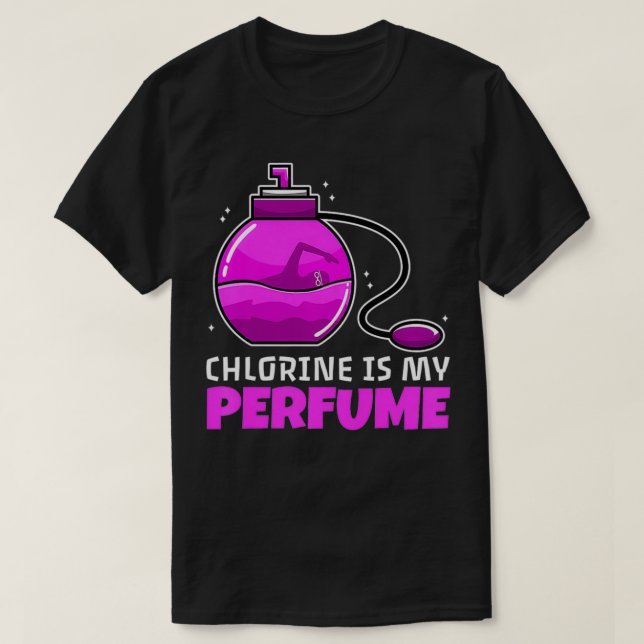 Camiseta As mulheres Cloro são o meu perfume Premium (Frente do Design)
