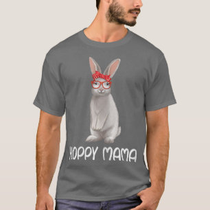 Camiseta As Mulheres Coelham Com Óculos De Sol E Bandana Bu