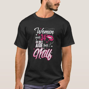 Camiseta As Mulheres Com Mais De 34 Anos De Idade Não Envel