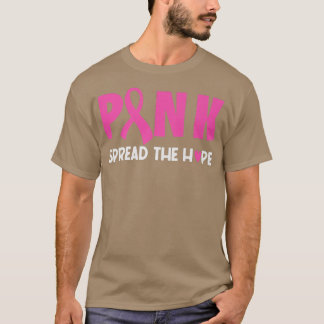 Camiseta As mulheres cor-de-rosa espalham o Cancer de esper