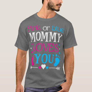 Camiseta As mulheres, cor-de-rosa ou Mamães azuis, adoram-t
