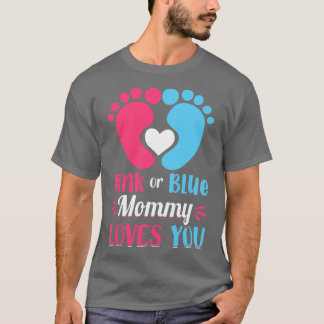 Camiseta As mulheres, cor-de-rosa ou Mamães azuis, adoram-t