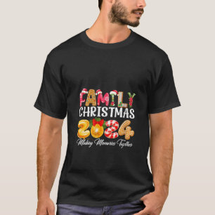 Camiseta As Mulheres Correspondendo Papais noeis De Esquadr