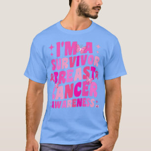 Camiseta As mulheres crescem cor-de-rosa. Sou um Cancer de
