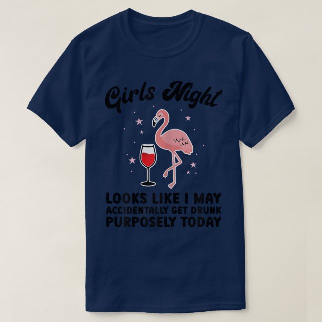 Camiseta As mulheres da noite parecem que eu posso acidenta (Frente do Design)