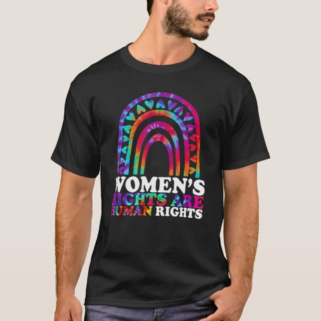 Camiseta As mulheres de direita são defensoras dos direitos (Frente)