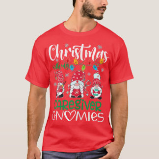 Camiseta As Mulheres De Natal Com O Meu Cuidador Gnomies St